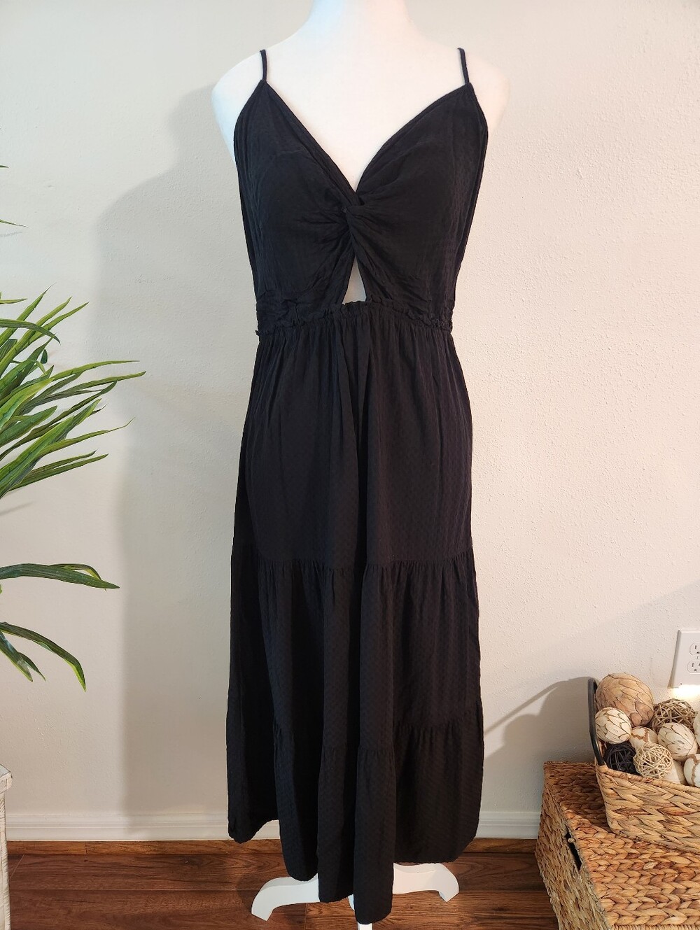 Loft Black Midi Dress